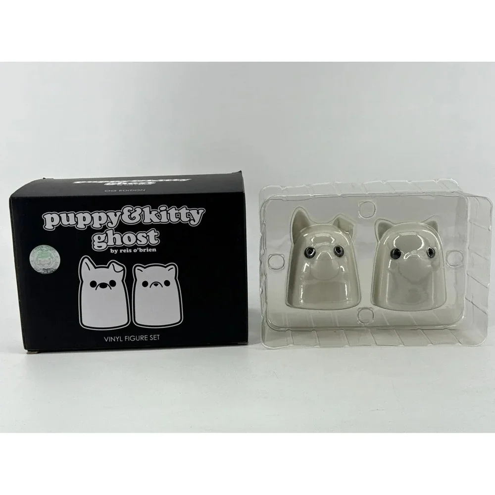 Bimtoy Tiny Ghost Puppy amp Kitty Vinyl by Reis O' Brien Unbranded Oapos